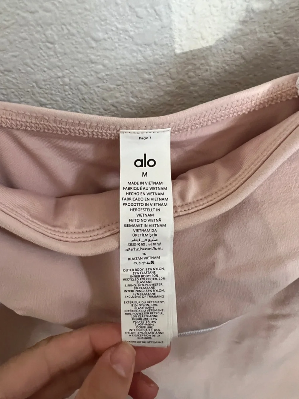 Alo Airbrush Streamline Dress - pink quartz - Picture 2 of 4